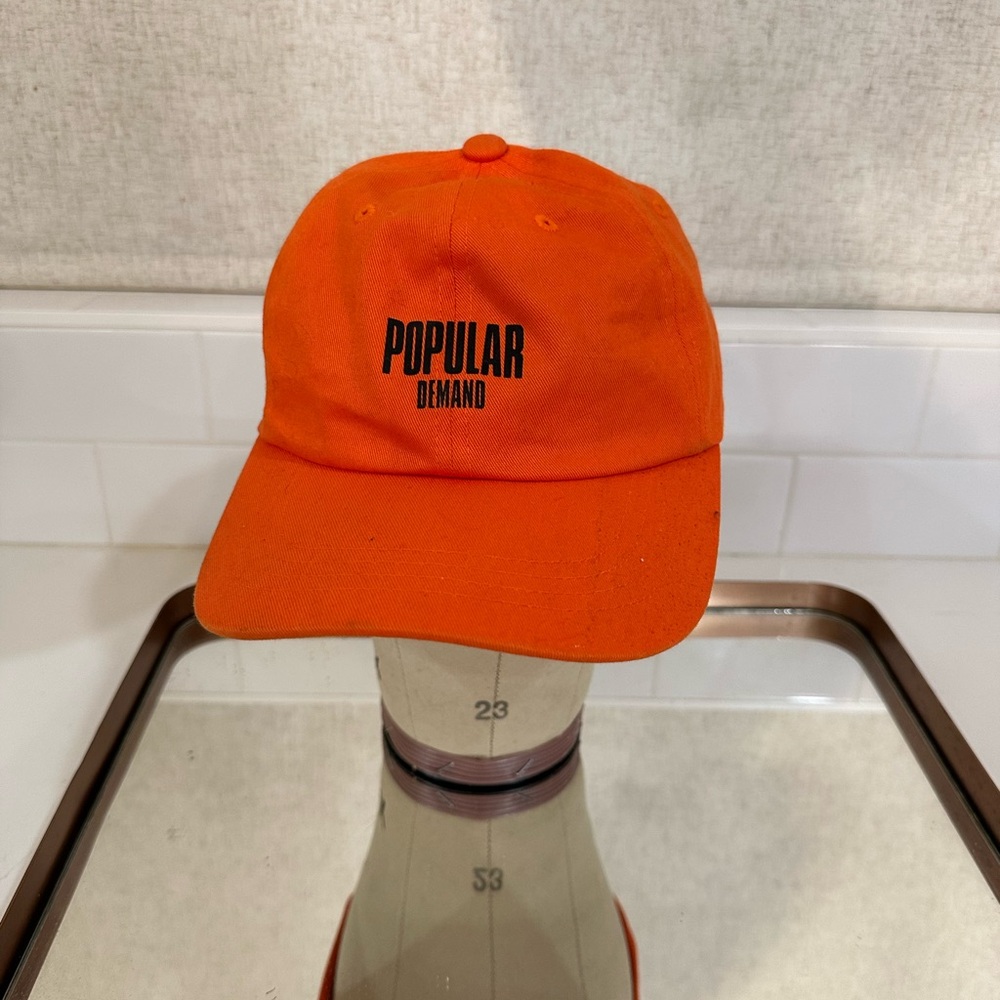 Popular Demand Bold Orange Cap